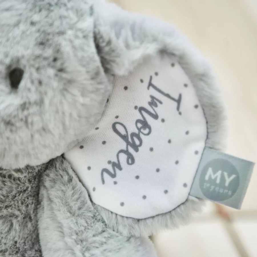 Toys & Books My 1st Years Cuddly Toys | Personalised Grey Elephant Soft Toy