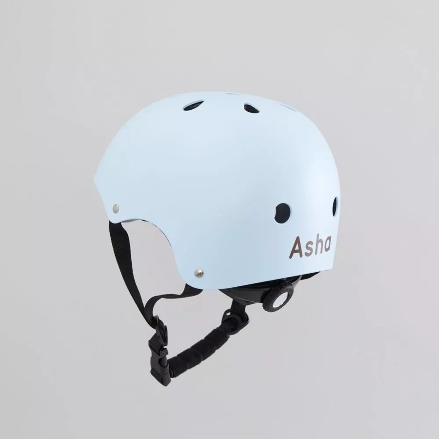 Toys & Books Banwood Scooters & Bikes | Personalised Banwood Classic Bicycle Helmet In Sky Blue| Banwood First Go