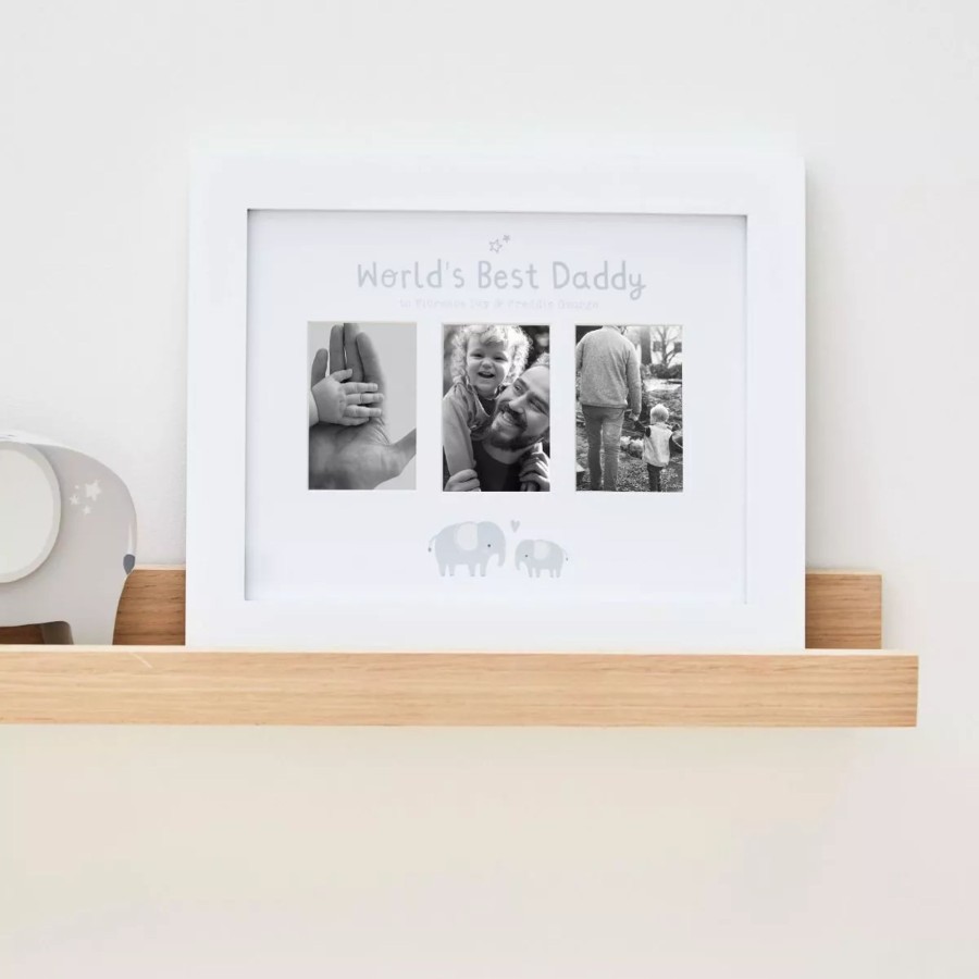 Furniture My 1st Years Photo Frames & Keepsakes | Personalised World'S Best Triple Photo Frame