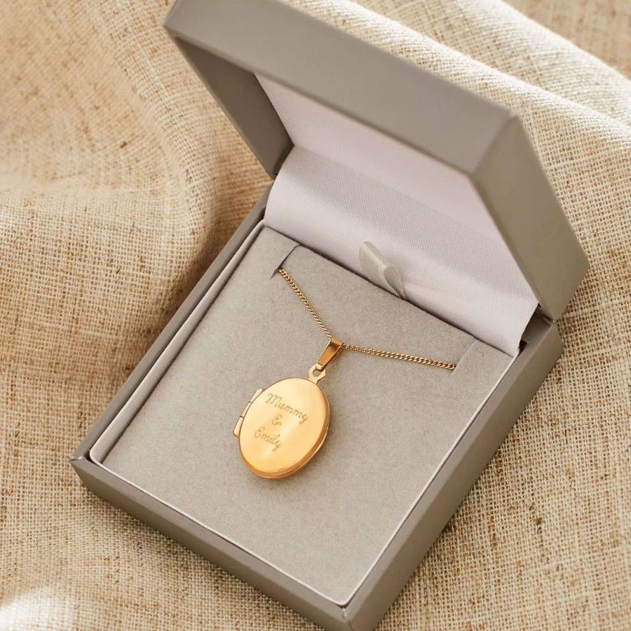 Furniture My 1st Years Photo Frames & Keepsakes | Personalised 18Ct Gold Plated Locket