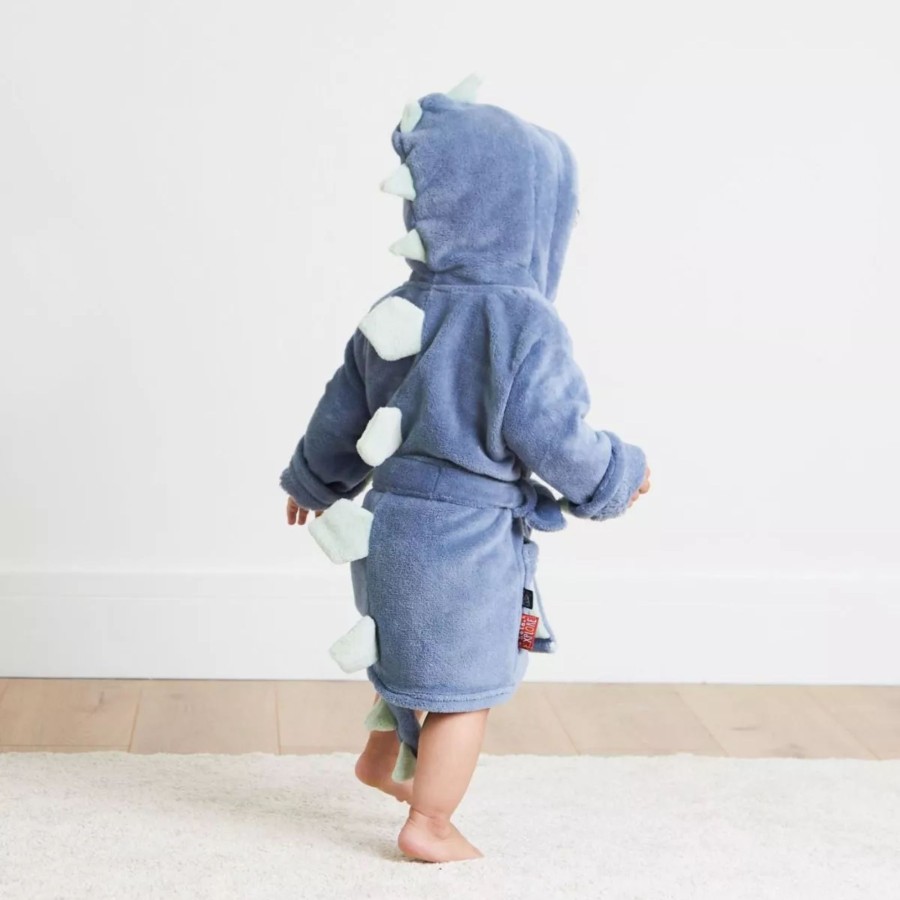 Kids (2-7Yrs) My 1st Years Kids Dressing Gowns | Personalised Dinosaur Fleece Dressing Gown