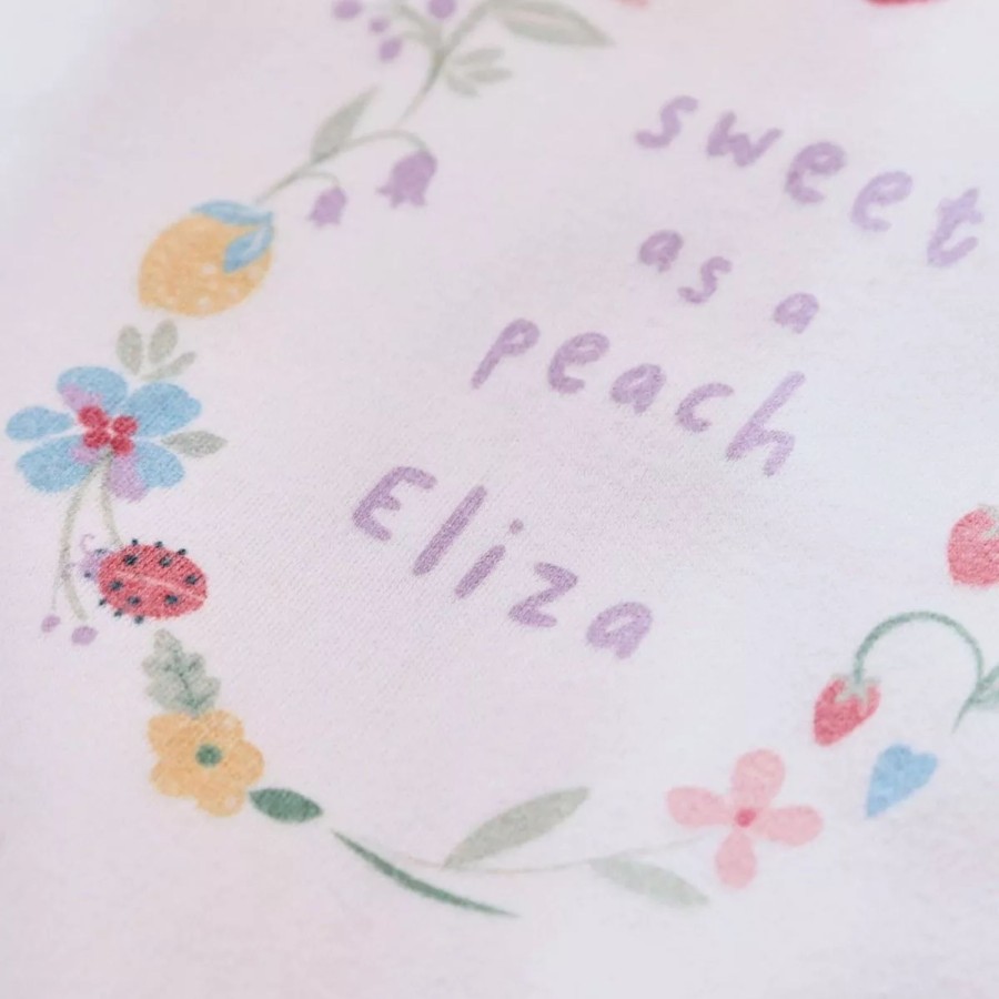 Baby (0-24 Mos) My 1st Years All Baby Clothing | Personalised Pink Peach Bodysuit