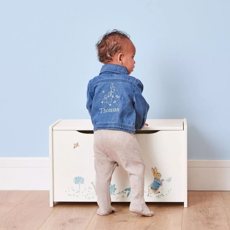 Kids (2-7Yrs) Peter Rabbit Kids Denim Collection | Personalised Peter Rabbit Children'S Denim Jacket