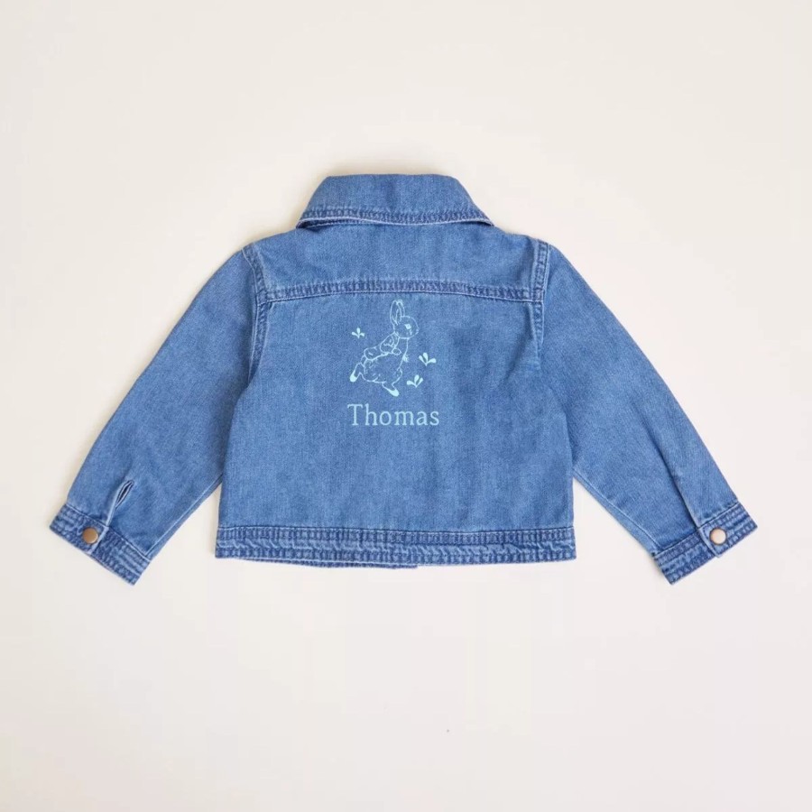 Kids (2-7Yrs) Peter Rabbit Kids Denim Collection | Personalised Peter Rabbit Children'S Denim Jacket