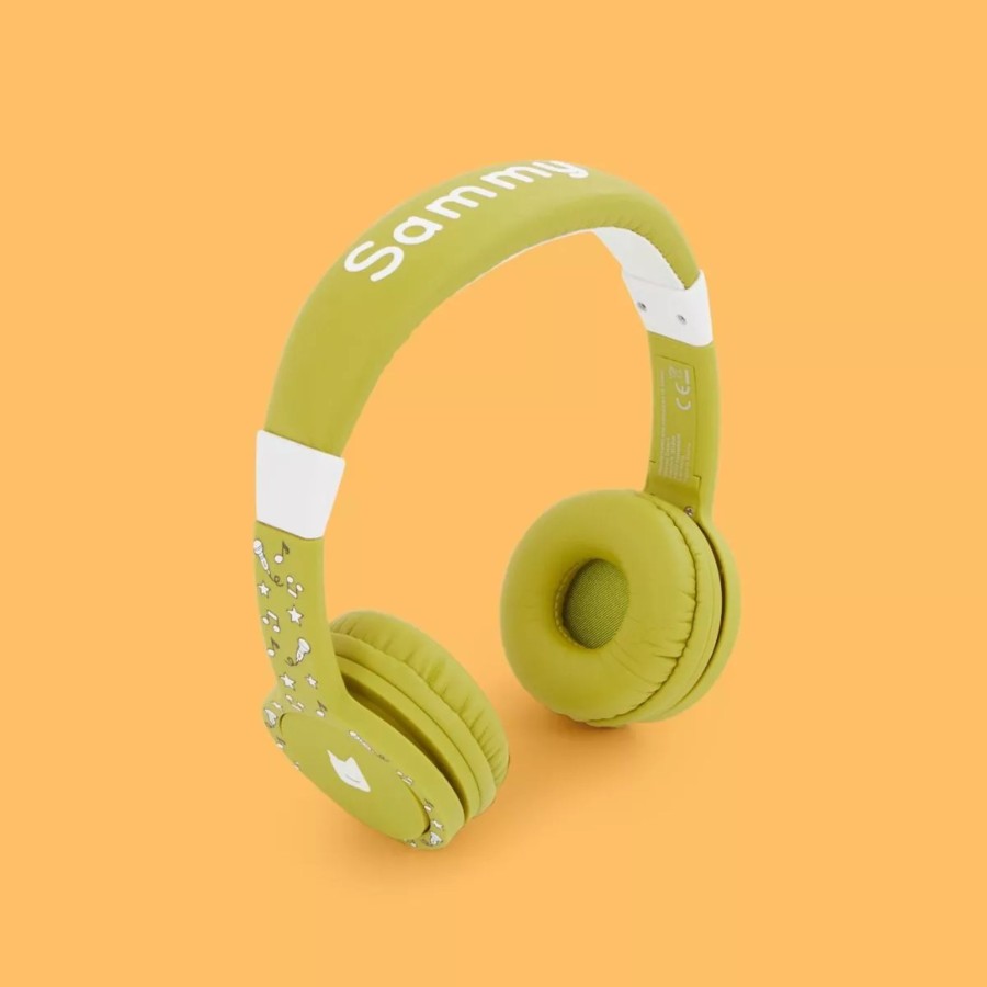 Toys & Books Tonies Tonies | Personalised Green Tonies Headphones