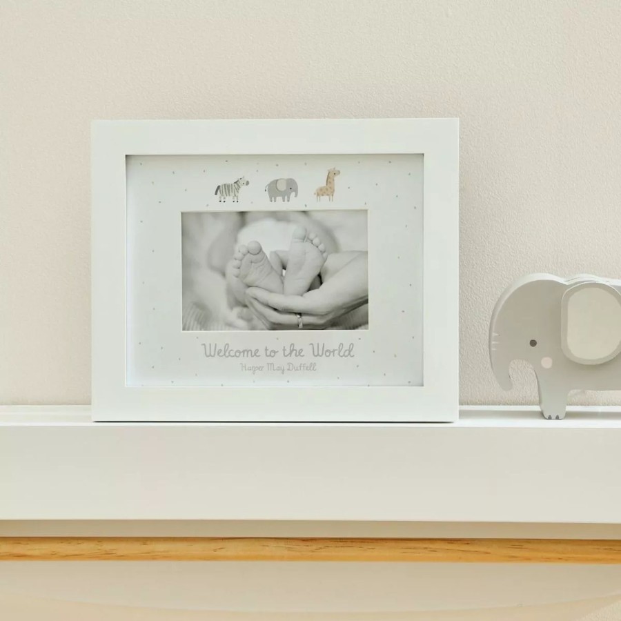 Furniture My 1st Years Photo Frames & Keepsakes | Personalised Welcome To The World Frame