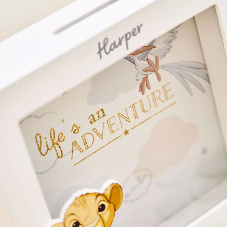 Furniture Disney Photo Frames & Keepsakes | Personalised Disney Lion King Money Box