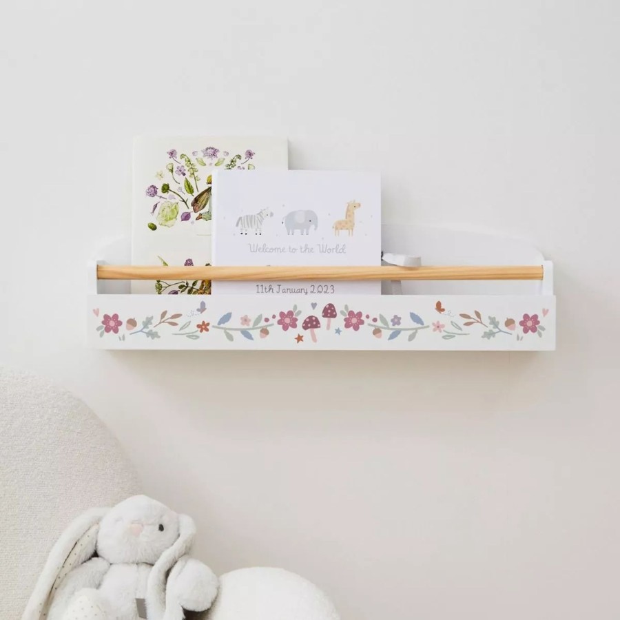 Furniture My 1st Years Room Accessories | Floral Wreath Shelf