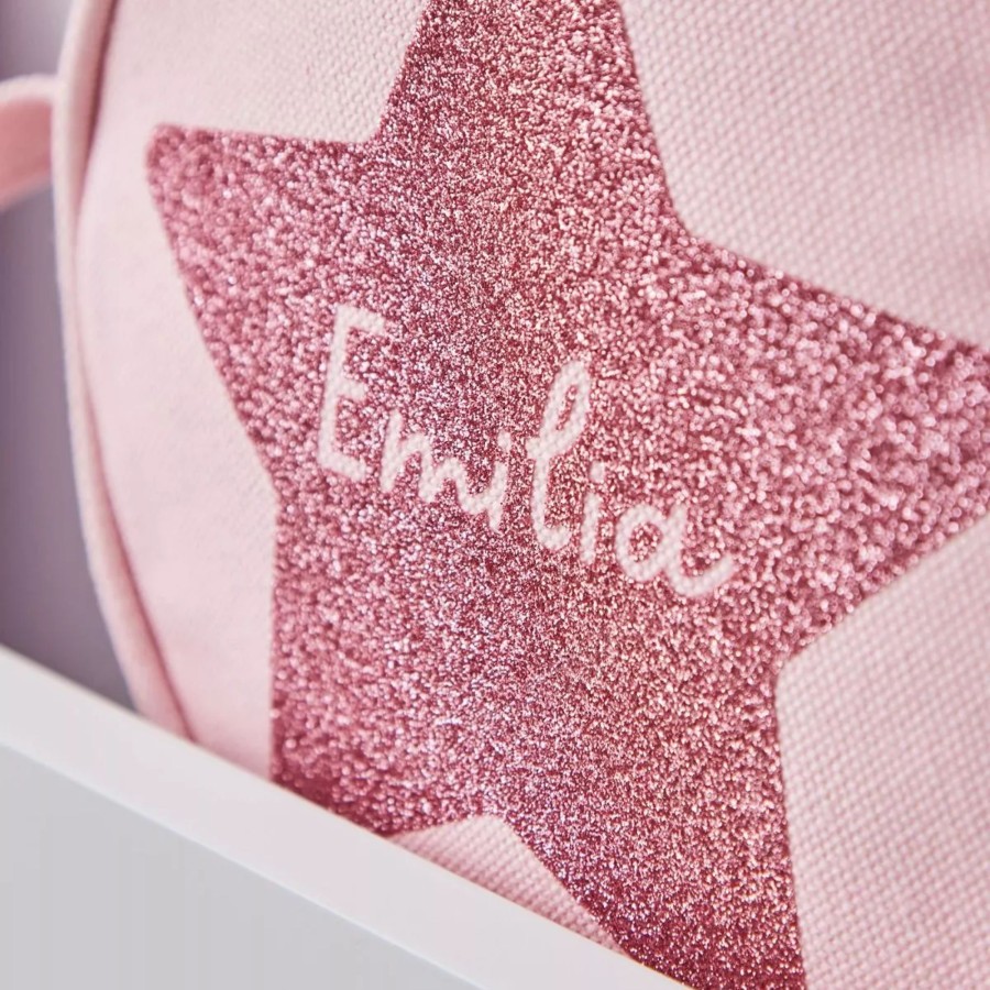 Kids (2-7Yrs) My 1st Years Kids Handbags | Personalised Pink Star Handbag