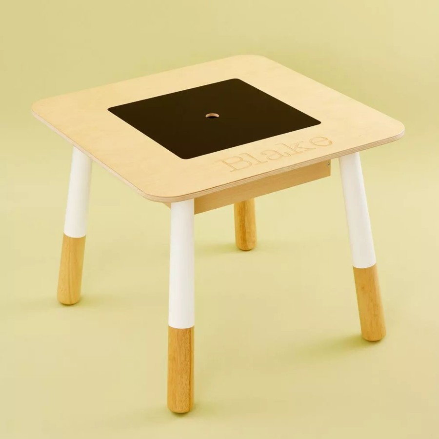 Furniture Tenderleaf Tables & Chairs | Personalised Tenderleaf Children'S Chalk Board Table