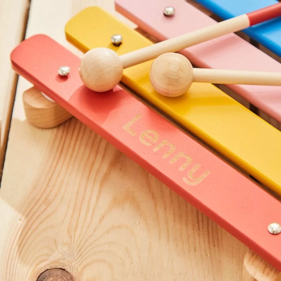 Toys & Books My 1st Years Musical | Personalised Colourful Wooden Xylophone Toy