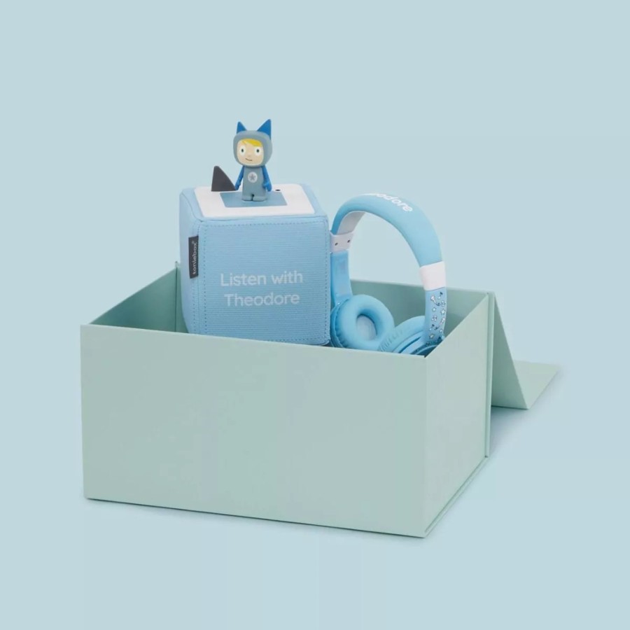 Toys & Books Tonies Tonies | Personalised Blue Tonies Gift Set