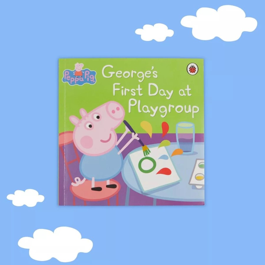 Toys & Books My 1st Years Characters | Personalised Peppa Pig George'S First Day At Playgroup Paperback Book