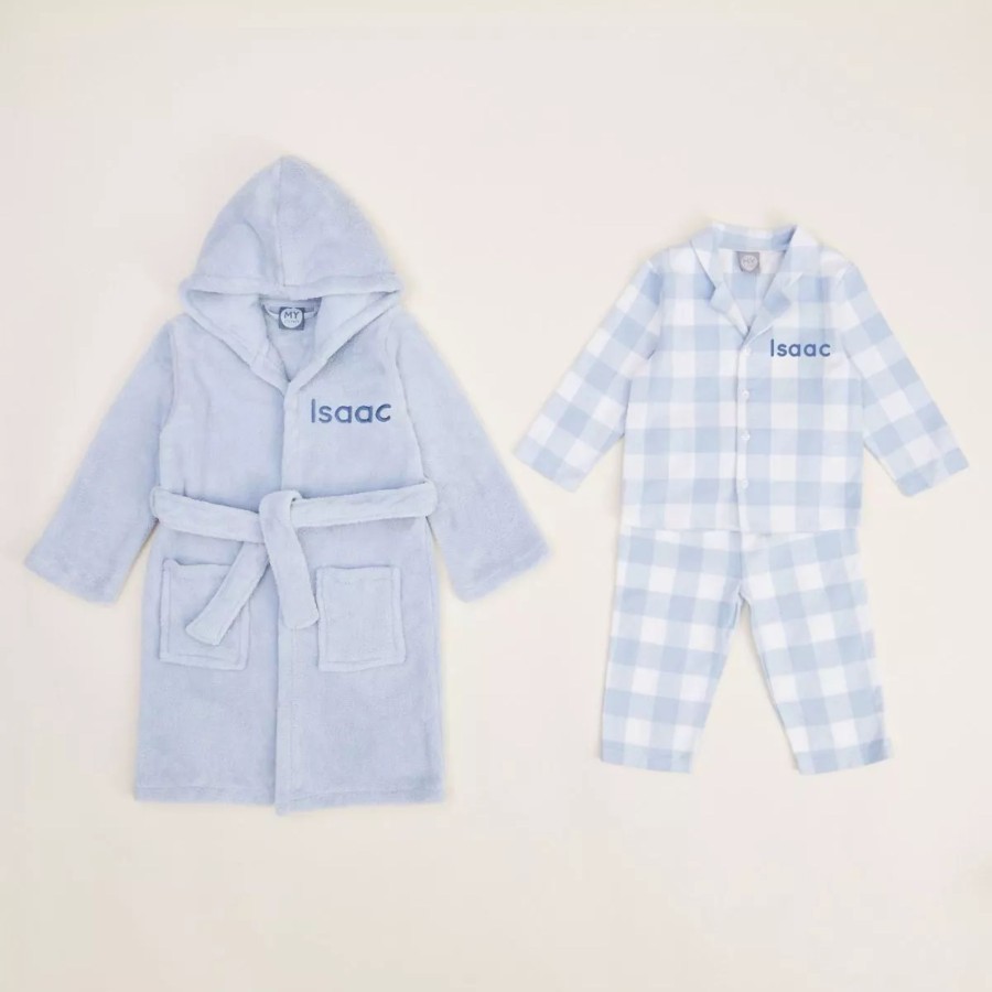 Gifts My 1st Years Clothing Gift Sets | Personalised Blue Essential Bedtime Gift Set