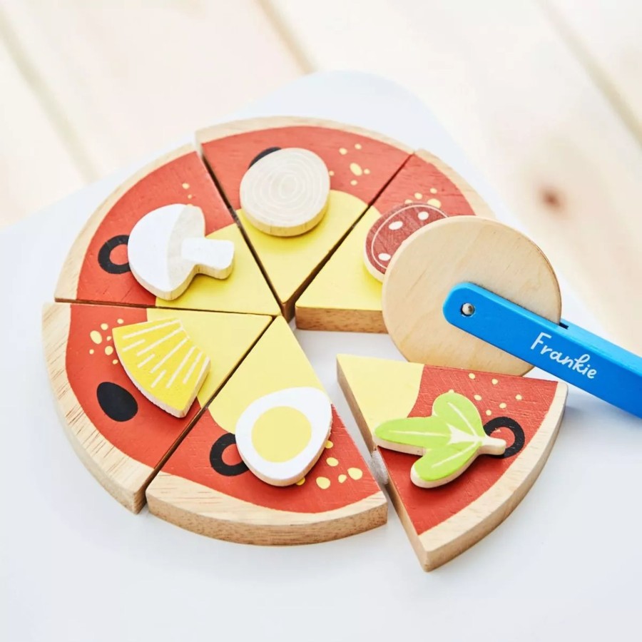 Toys & Books My 1st Years Role Play/Imaginative Play | Personalised Wooden Pizza Toy