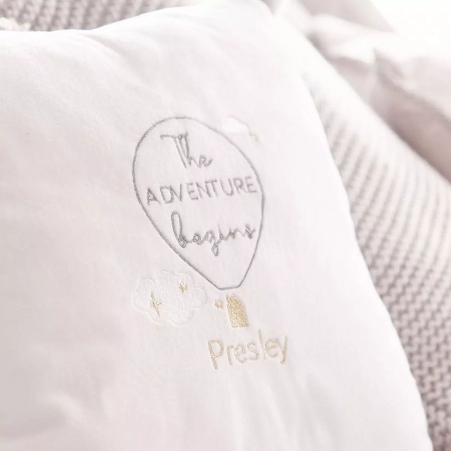 Furniture My 1st Years Room Accessories | Personalised Hot Air Balloon Design Baby Cushion