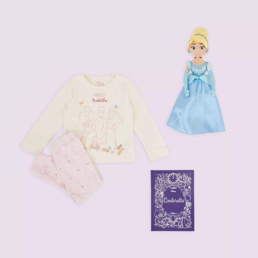 Toys & Books Disney Read & Play | Personalised Disney Princess Cinderella Sleepover Gift Set