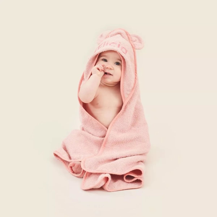 Kids (2-7Yrs) My 1st Years Kids Towels | Pink Hooded Baby Towel