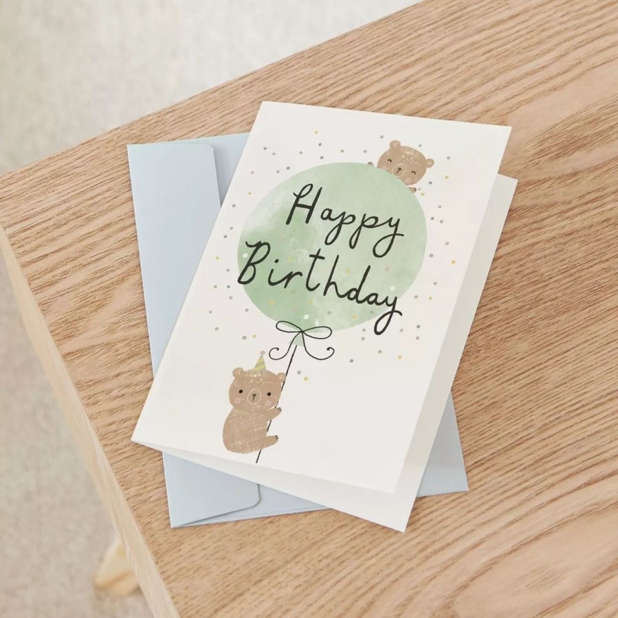 Gifts My 1st Years Greetings Cards | Personalised Bear Design Birthday Greetings Card