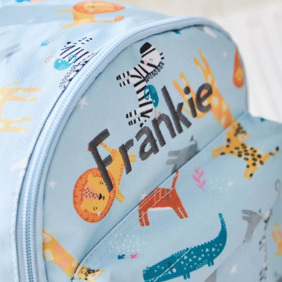 Kids (2-7Yrs) My 1st Years Kids Lunchbags | Personalised Safari Mini Backpack With Compartment