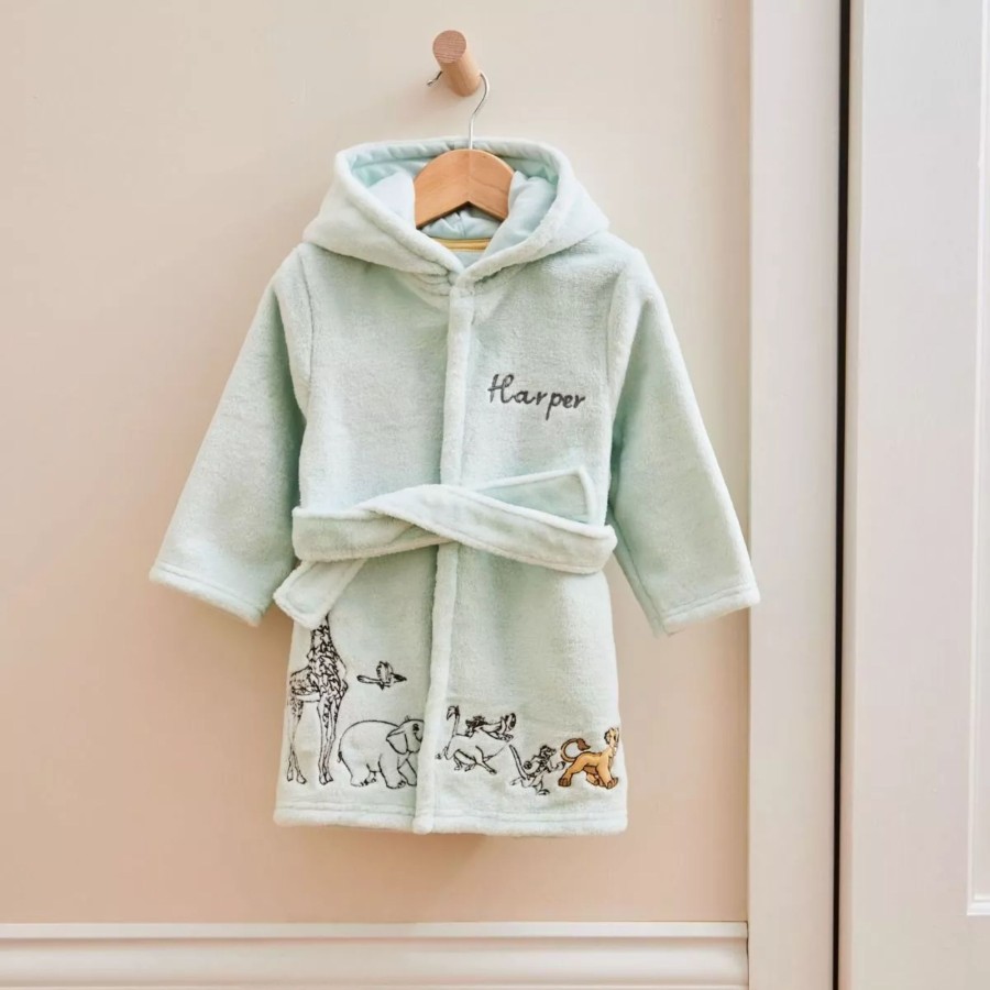 Kids (2-7Yrs) My 1st Years Kids Dressing Gowns | Personalised Disney The Lion King Fleece Dressing Gown