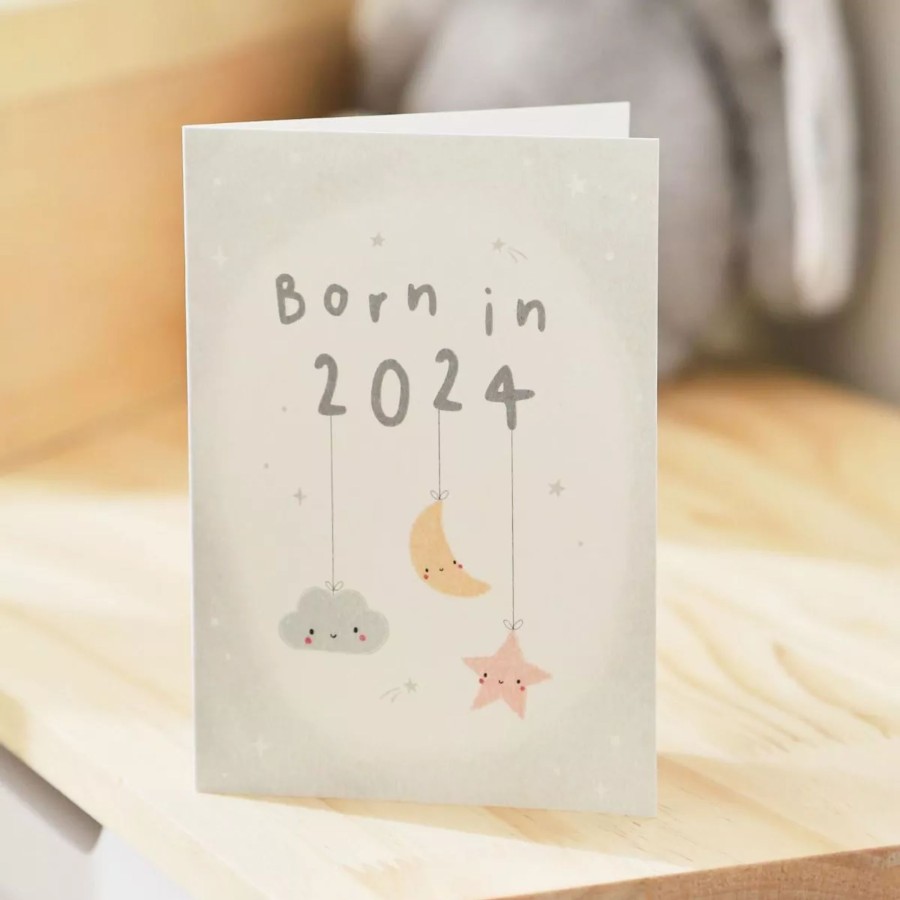 Gifts My 1st Years Greetings Cards | Personalised Born In 2024 Greeting Card