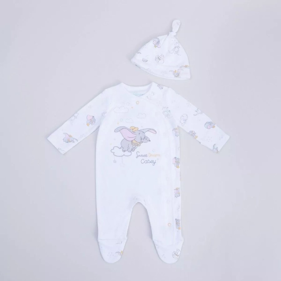 Furniture Disney Bedtime Accessories | Personalised Disney Dumbo Baby Sleepwear Set