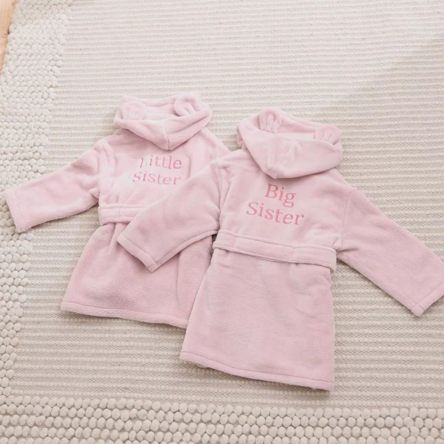 Gifts My 1st Years Clothing Gift Sets | Matching Pink Sibling Robe Set