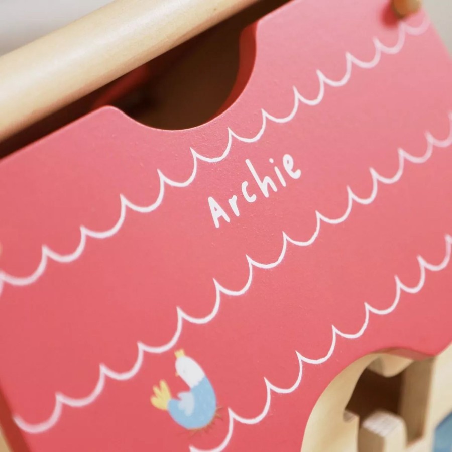 Toys & Books My 1st Years Stackers & Sorters | Personalised Wooden Farmhouse Shape Sorter