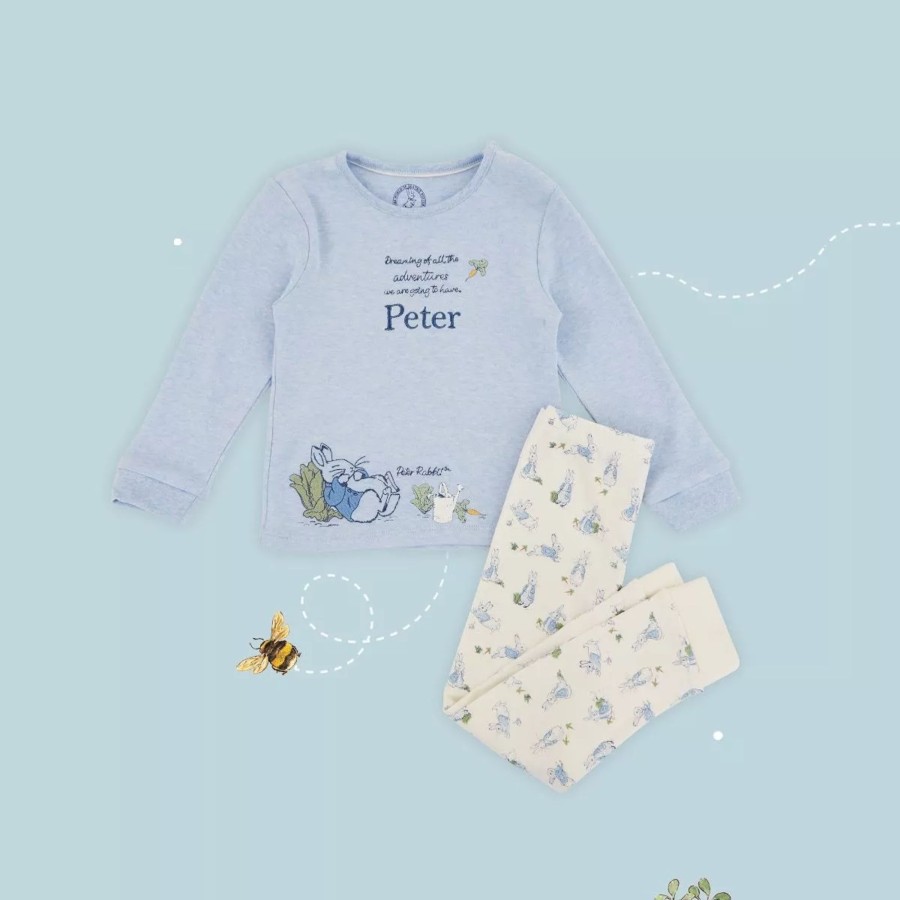 Kids (2-7Yrs) Peter Rabbit Kids Pyjamas | Personalised Peter Rabbit Pyjama Set