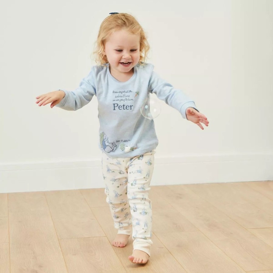 Kids (2-7Yrs) Peter Rabbit Kids Pyjamas | Personalised Peter Rabbit Pyjama Set