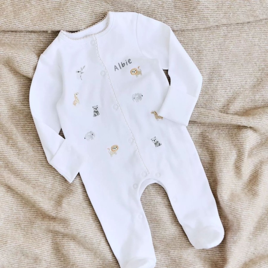 Baby (0-24 Mos) My 1st Years All Baby Clothing | Personalised Welcome To The World Sleepsuit