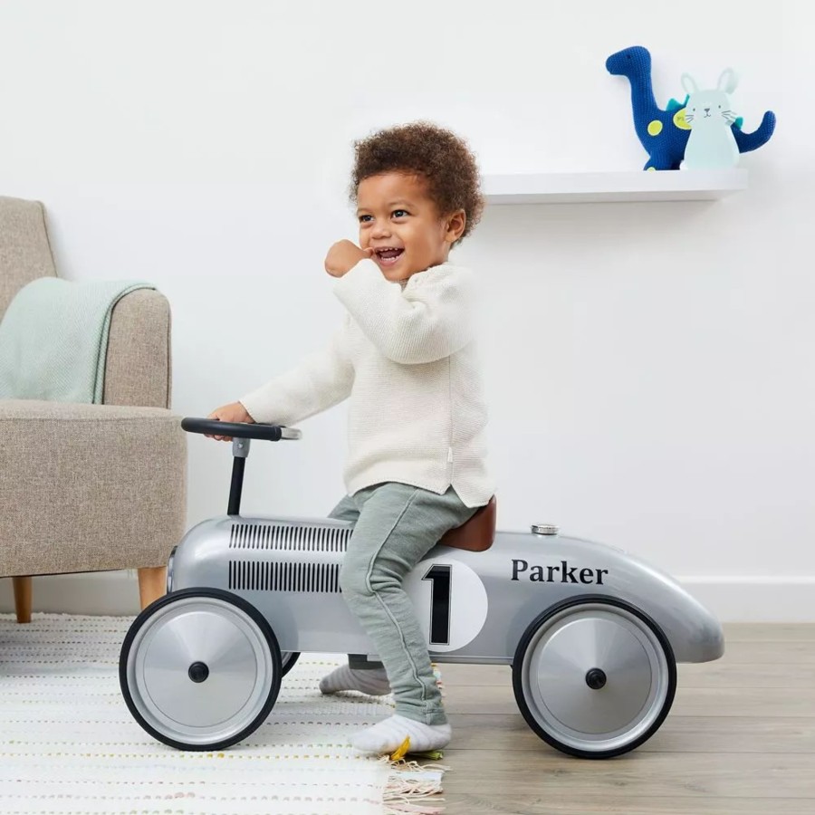 Toys & Books My 1st Years Ride Ons & Rockers | Personalised Silver Ride On Car