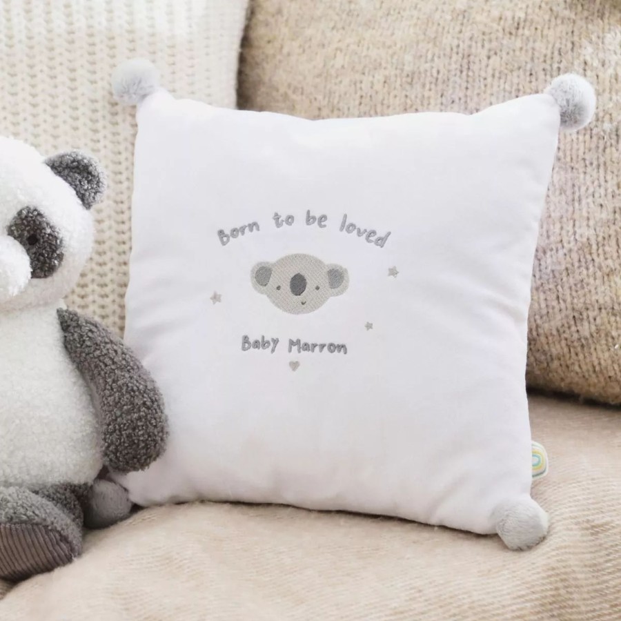 Furniture My 1st Years Room Accessories | Personalised Koala Bear White Cushion