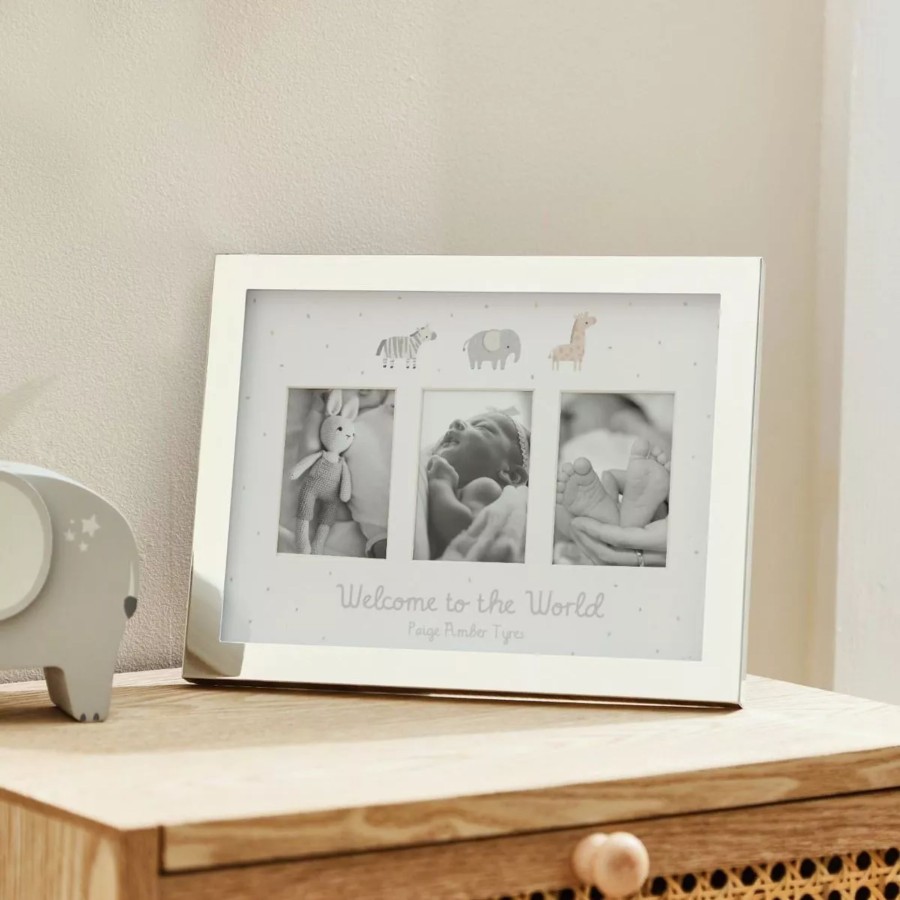 Furniture My 1st Years Photo Frames & Keepsakes | Personalised Welcome To The World Photo Frame