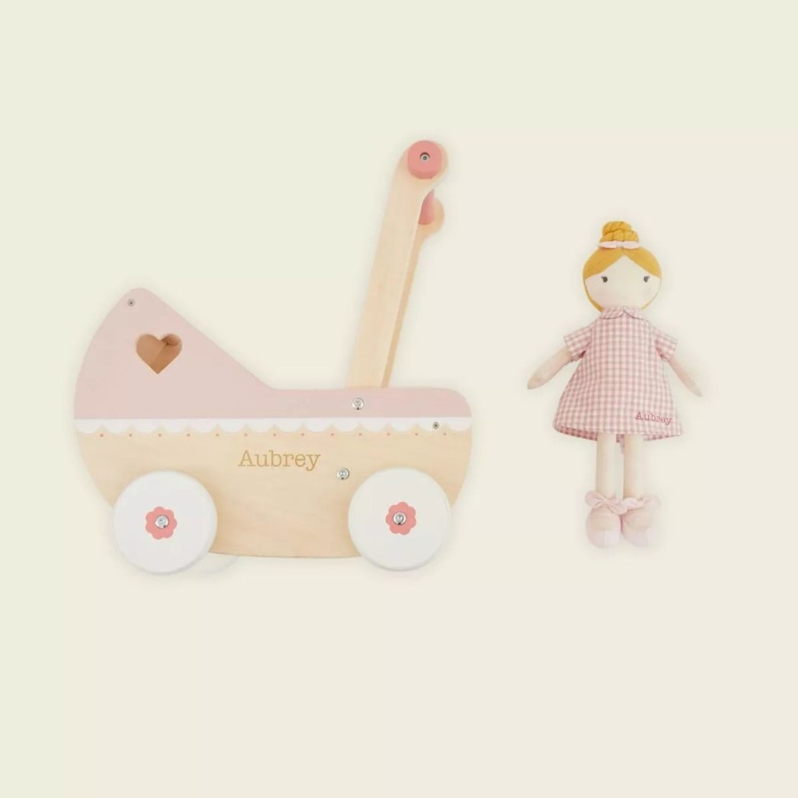 Toys & Books My 1st Years Dolls & Accessories | Personalised Pram And Doll Gift Set