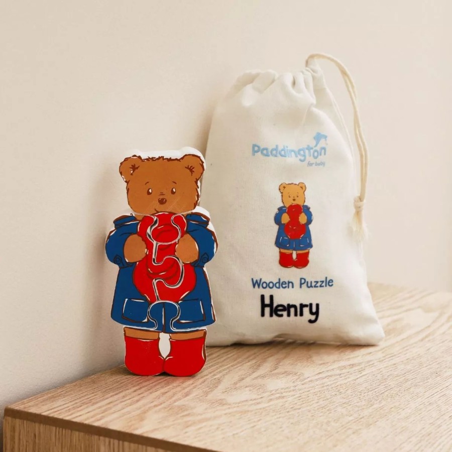 Toys & Books Paddington Puzzles | Personalised Paddington Bear Wooden Puzzle