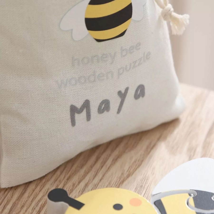 Toys & Books My 1st Years Puzzles | Personalised Bee Wooden Puzzle