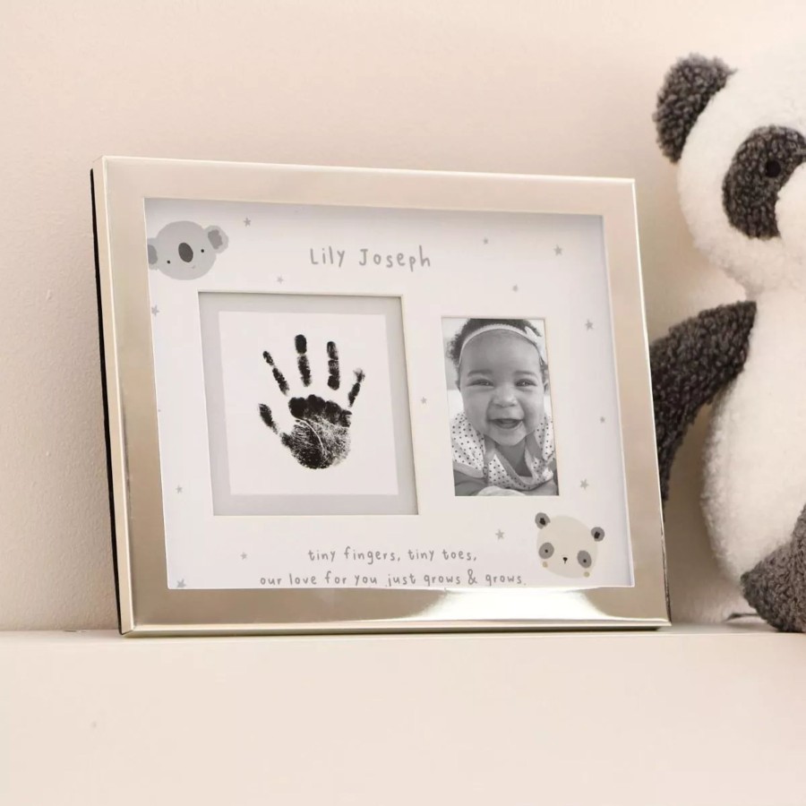 Furniture My 1st Years Photo Frames & Keepsakes | Personalised Panda & Koala Handprint Photo Frame