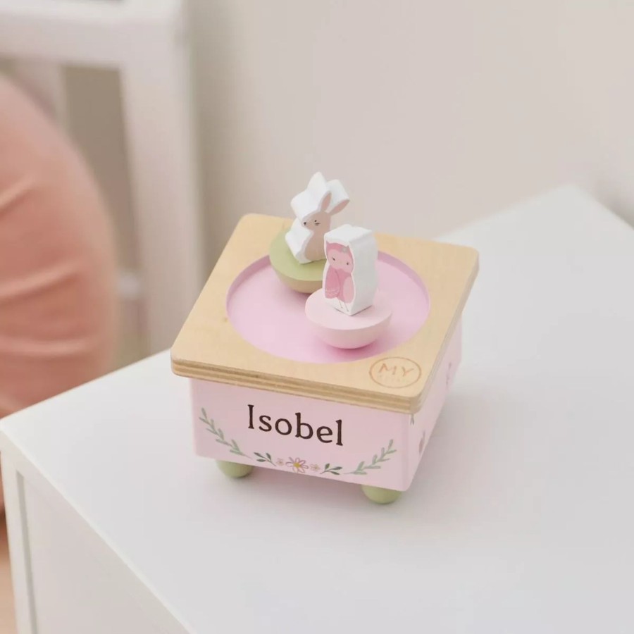 Furniture My 1st Years Room Accessories | Personalised Wooden Woodland Animals Music Box