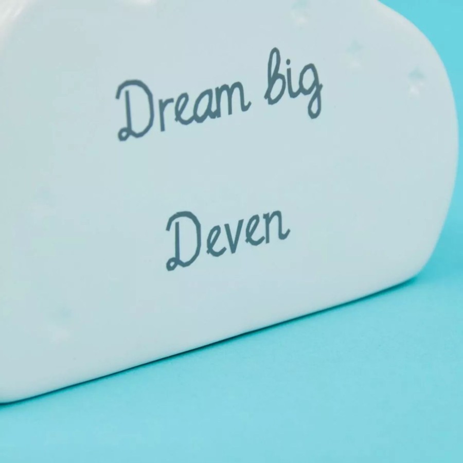 Furniture My 1st Years Room Accessories | Personalised Ceramic Cloud Money Box