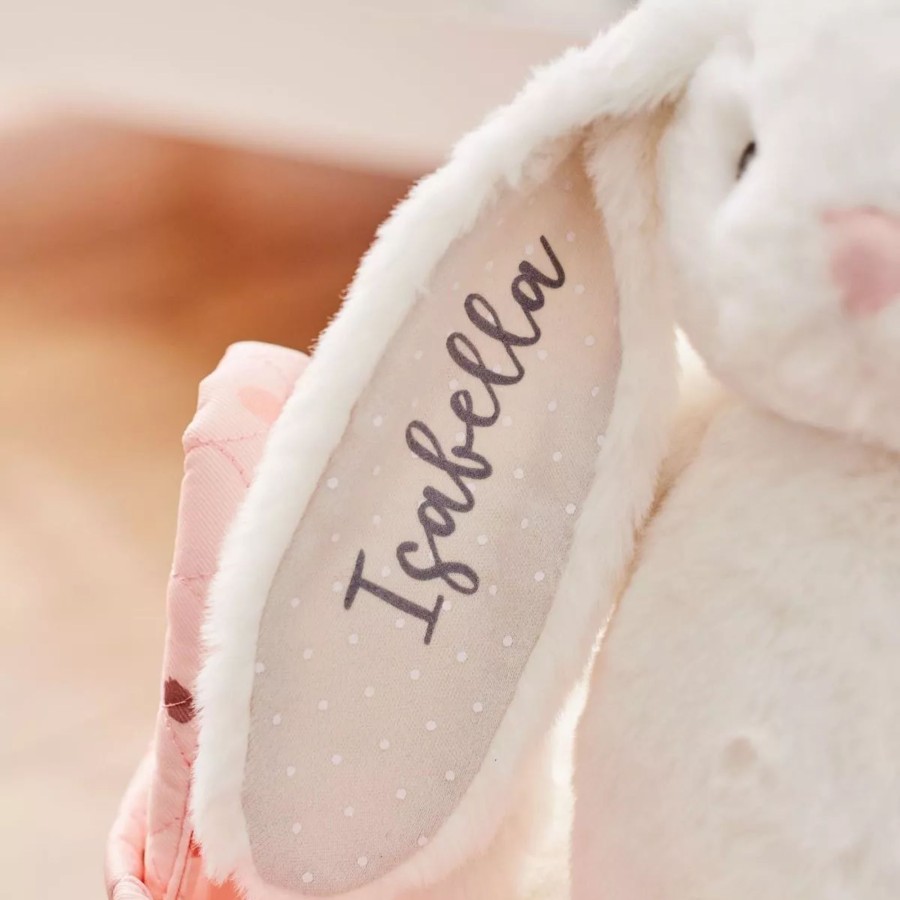 Toys & Books My 1st Years Cuddly Toys | Personalised Will You Be My Flower Girl White Bunny Soft Toy