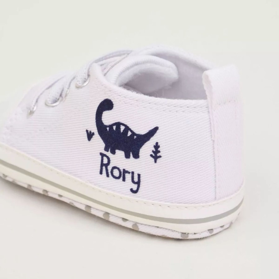 Baby (0-24 Mos) My 1st Years Baby Shoes | Personalised Dinosaur Design Baby High Top Shoes