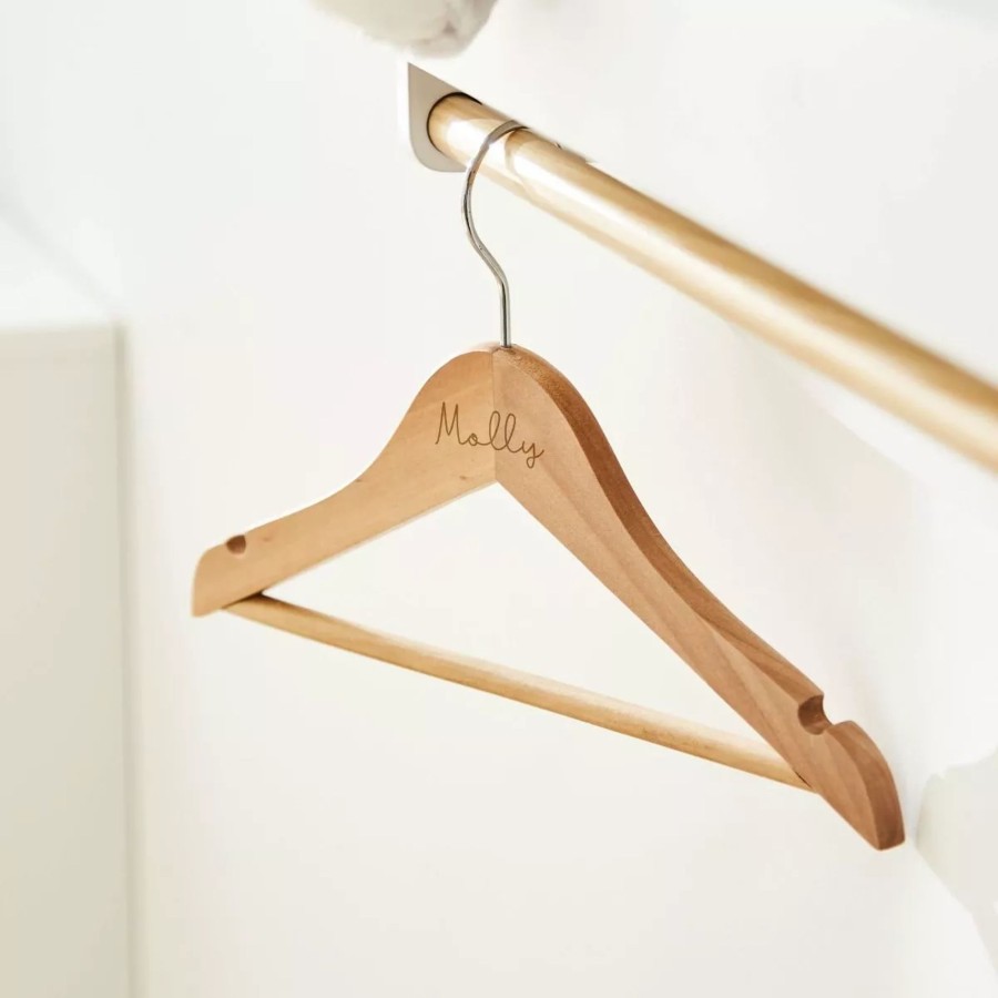 Furniture My 1st Years Room Accessories | Personalised Wooden Clothes Hanger