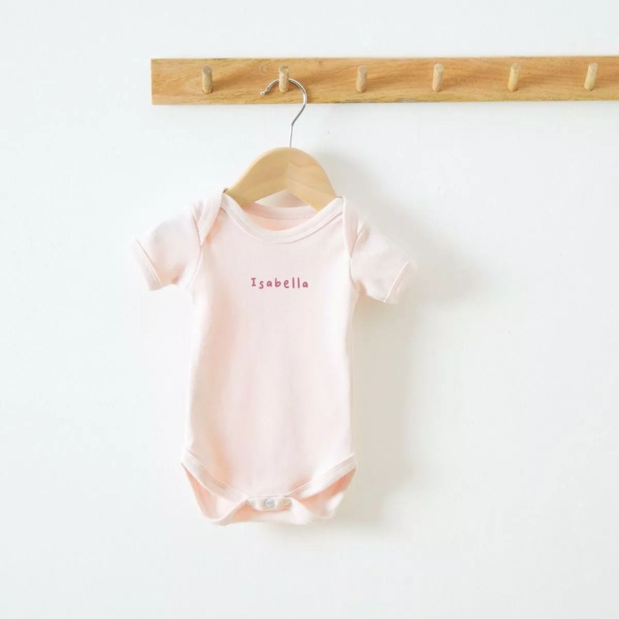 Baby (0-24 Mos) My 1st Years All Baby Clothing | Personalised Pink Bodysuit