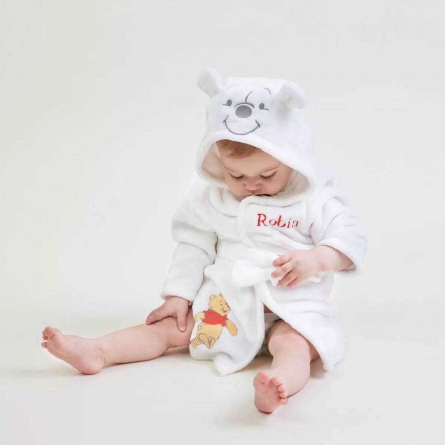 Kids (2-7Yrs) Disney Kids Dressing Gowns | Personalised Winnie The Pooh Fleece Dressing Gown