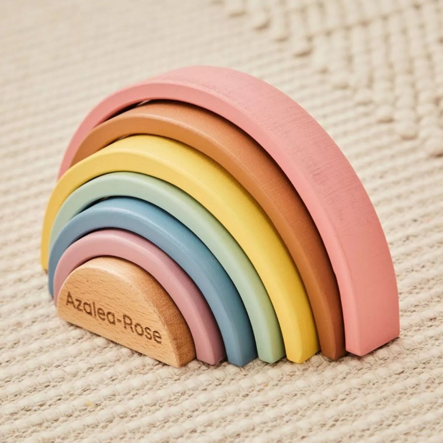 Toys & Books My 1st Years Montessori | Personalised Wooded Rainbow Stacker