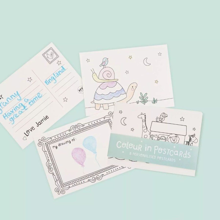 Gifts My 1st Years Greetings Cards | Personalised Colour In Postcard Pack