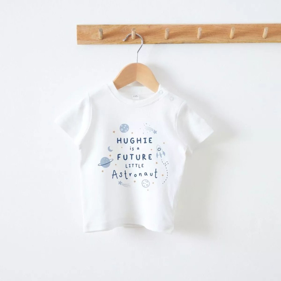 Kids (2-7Yrs) My 1st Years Kids Outfits | Personalised Future Little Astronaut T-Shirt