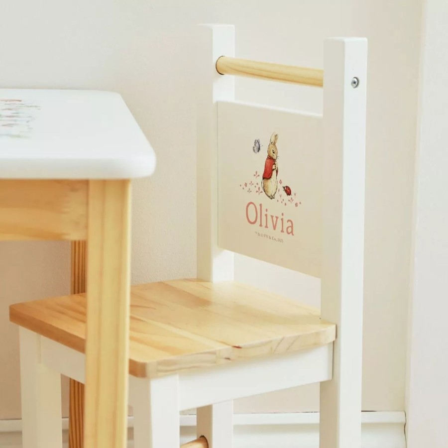 Furniture Peter Rabbit Tables & Chairs | Personalised Peter Rabbit & Friend Table And Chairs Set